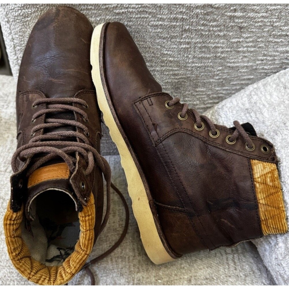 EUC Vans OTW Breton Boot SE (Steelhead Brown) Vibram M9 W10.5 RARE 👀👀👀